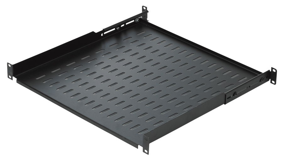 Mensola per Rack 19'' 450 mm 2U Nera 4 punti